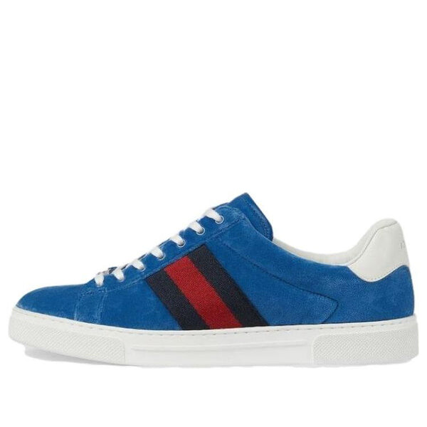 

Кроссовки ace velvet sneakers 'blue red' Gucci, синий