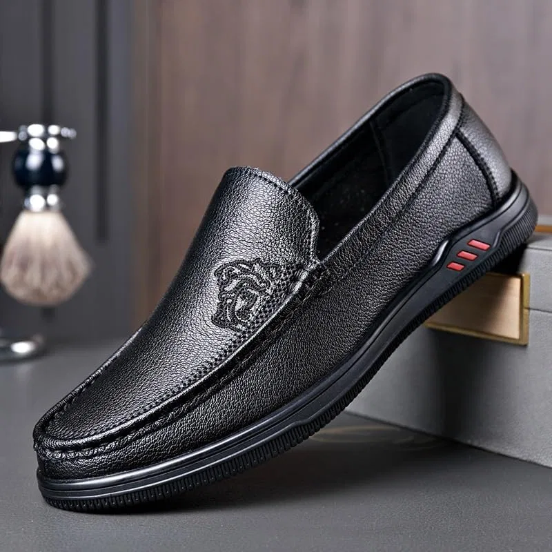 Лоферы повседневные, без бренда, Slip On, черный DHFIRUFSHLO — фото 3