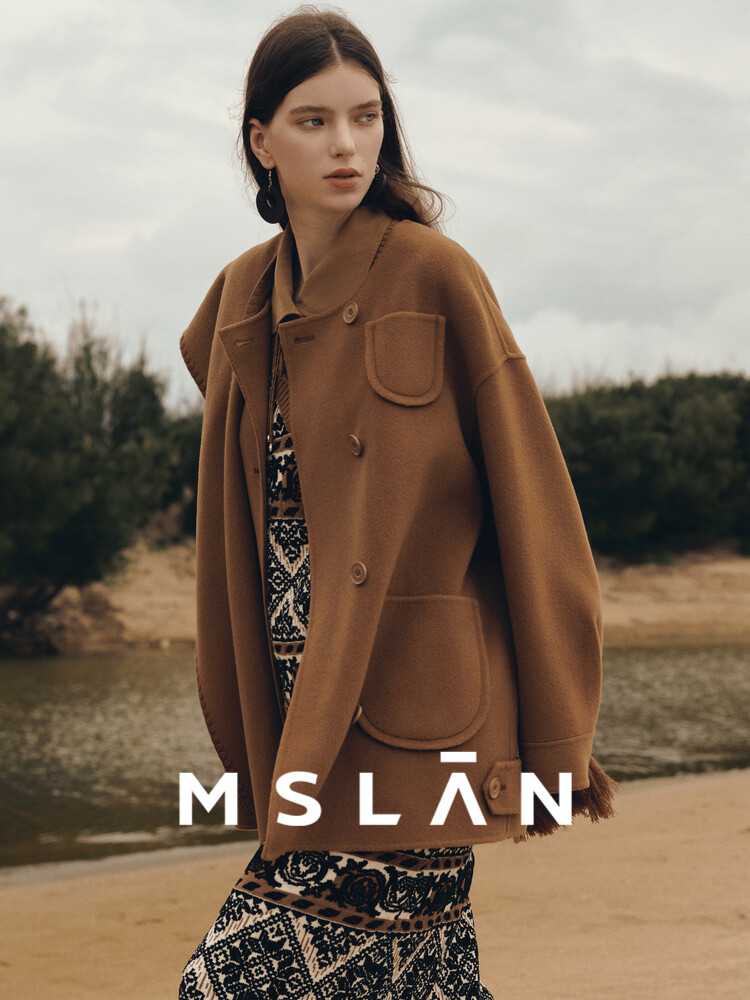 

Пальто двустороннее Mslan с карманами, черный
