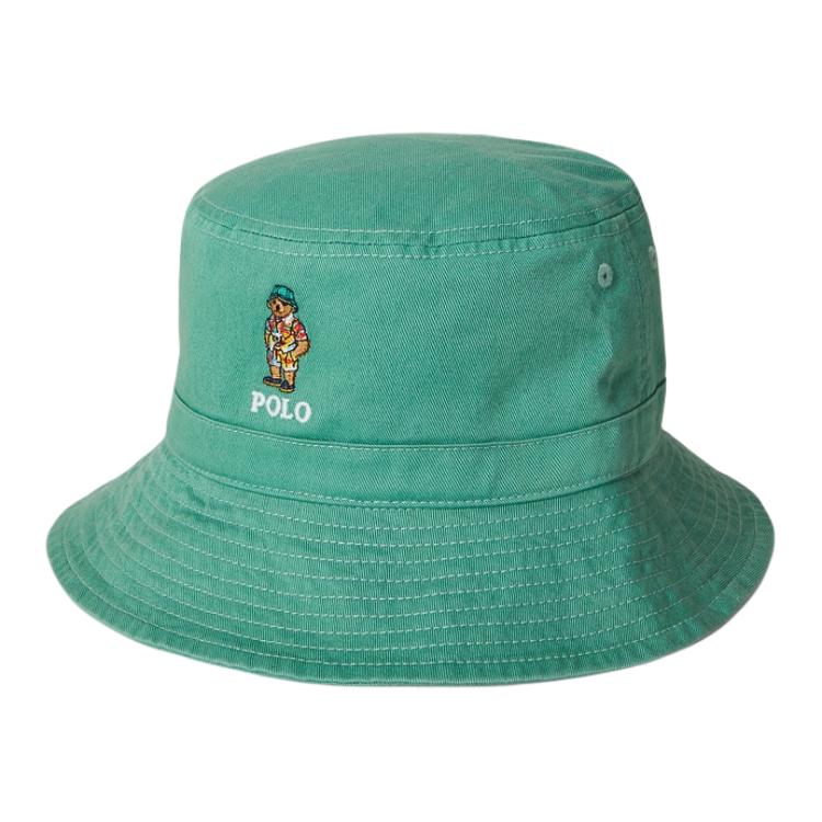 

Polo Ralph Lauren Детская панама с вышивкой медвежонком Поло, Green