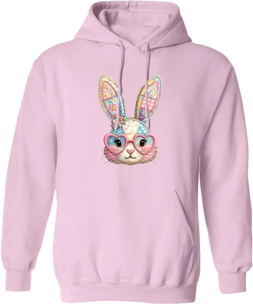 

Толстовка с капюшоном Inktastic Cute Patchwork Bunny