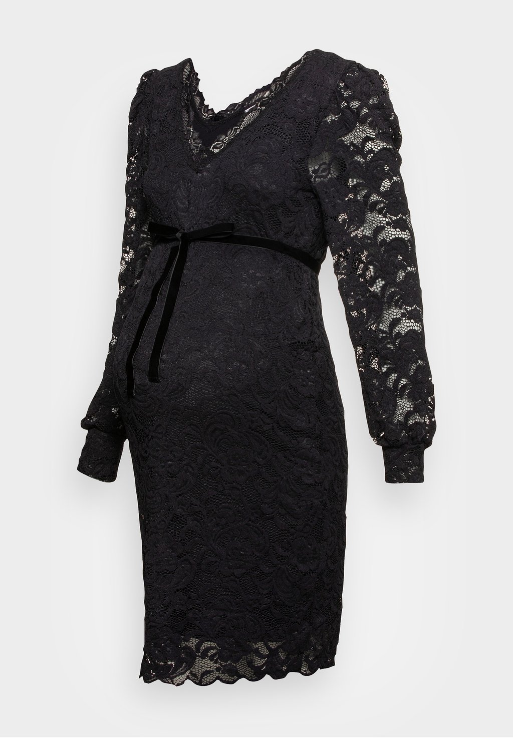 

Повседневное платье MIVANA PUFF SLEEVE SHORT DRESS MAMALICIOUS, черный