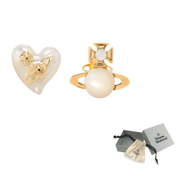 

Латунные серьги женские золотые Vivienne Westwood