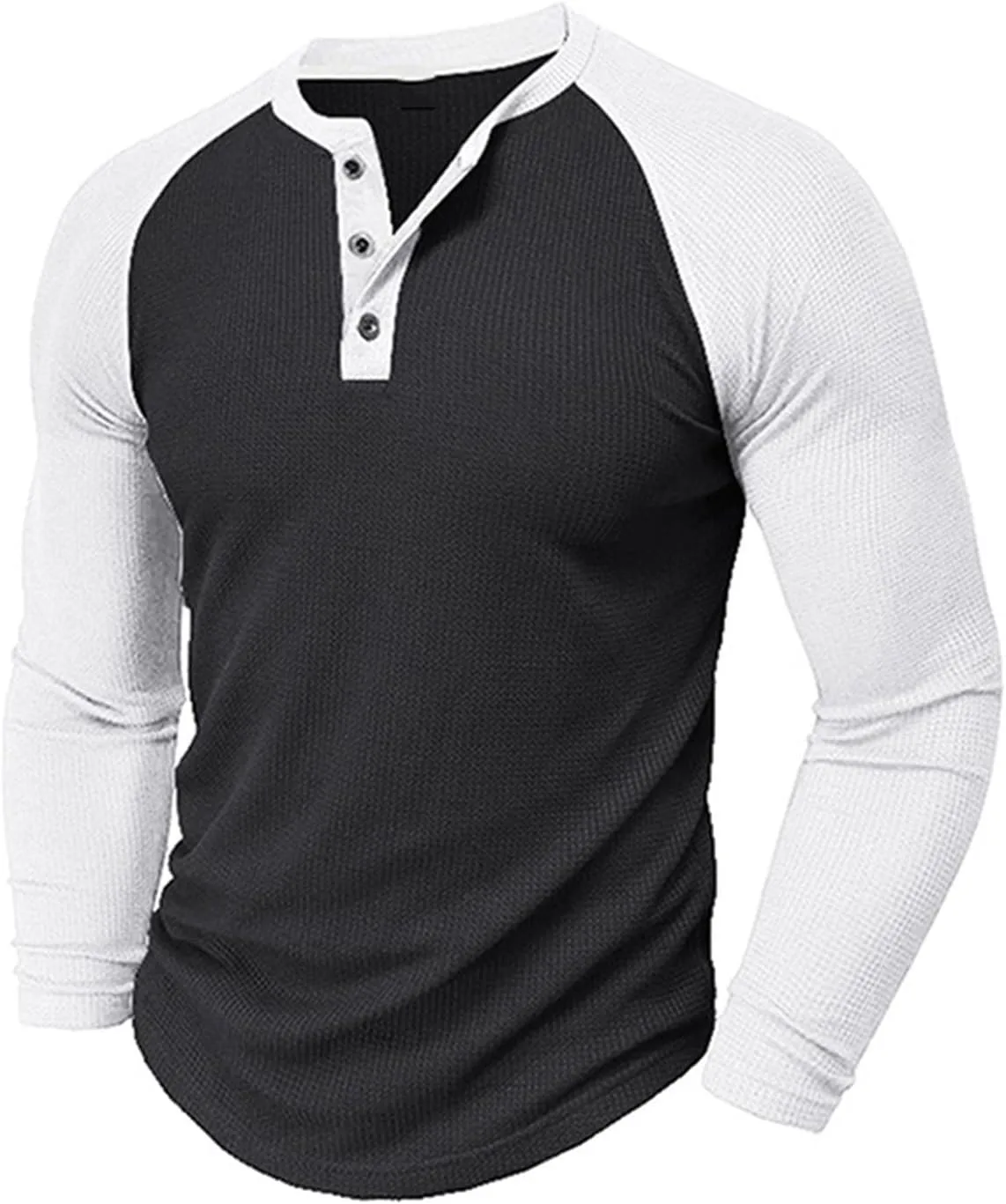 

Мужская футболка поло с длинным рукавом реглан и цветными блоками