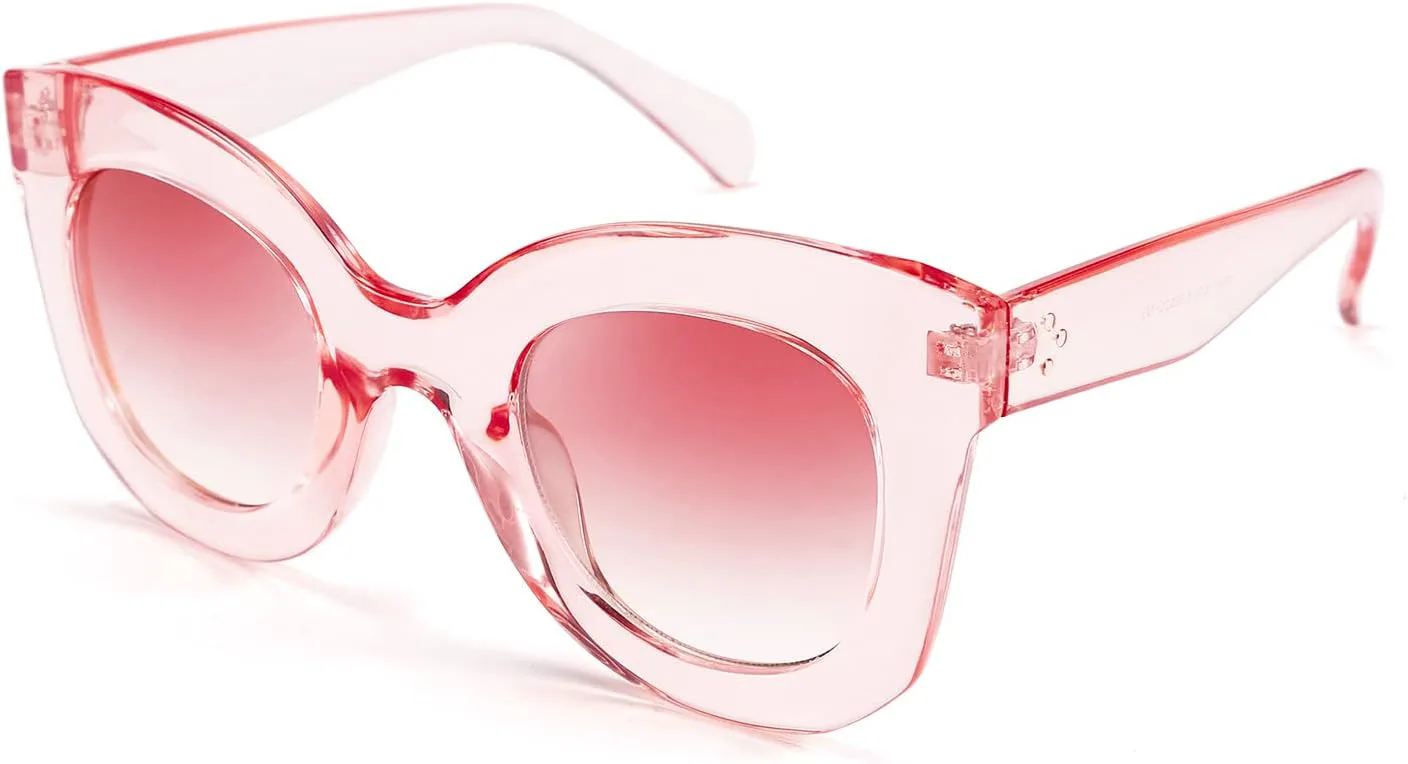 

Солнцезащитные очки FEISEDY в стиле ретро, ​​квадратные, с оправой в виде «кошачьего глаза» и «бабочки», массивная, толстая и выразительная, модель B2572, Pink