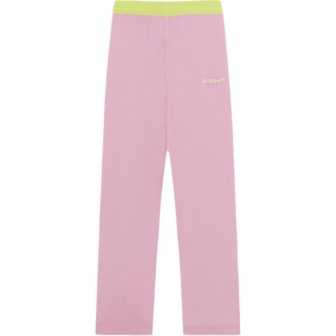 

KARL LAGERFELD / Karl Lagerfeld Jeans KARL LAGERFELD вязаные спортивные штаны женские розовые