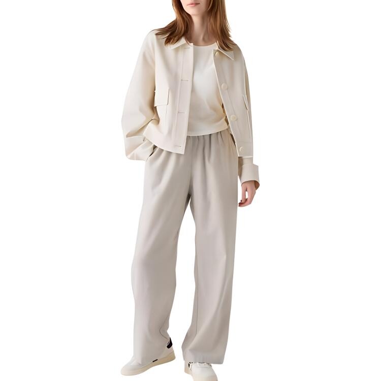 

Повседневные брюки женские бежевые Uniqlo