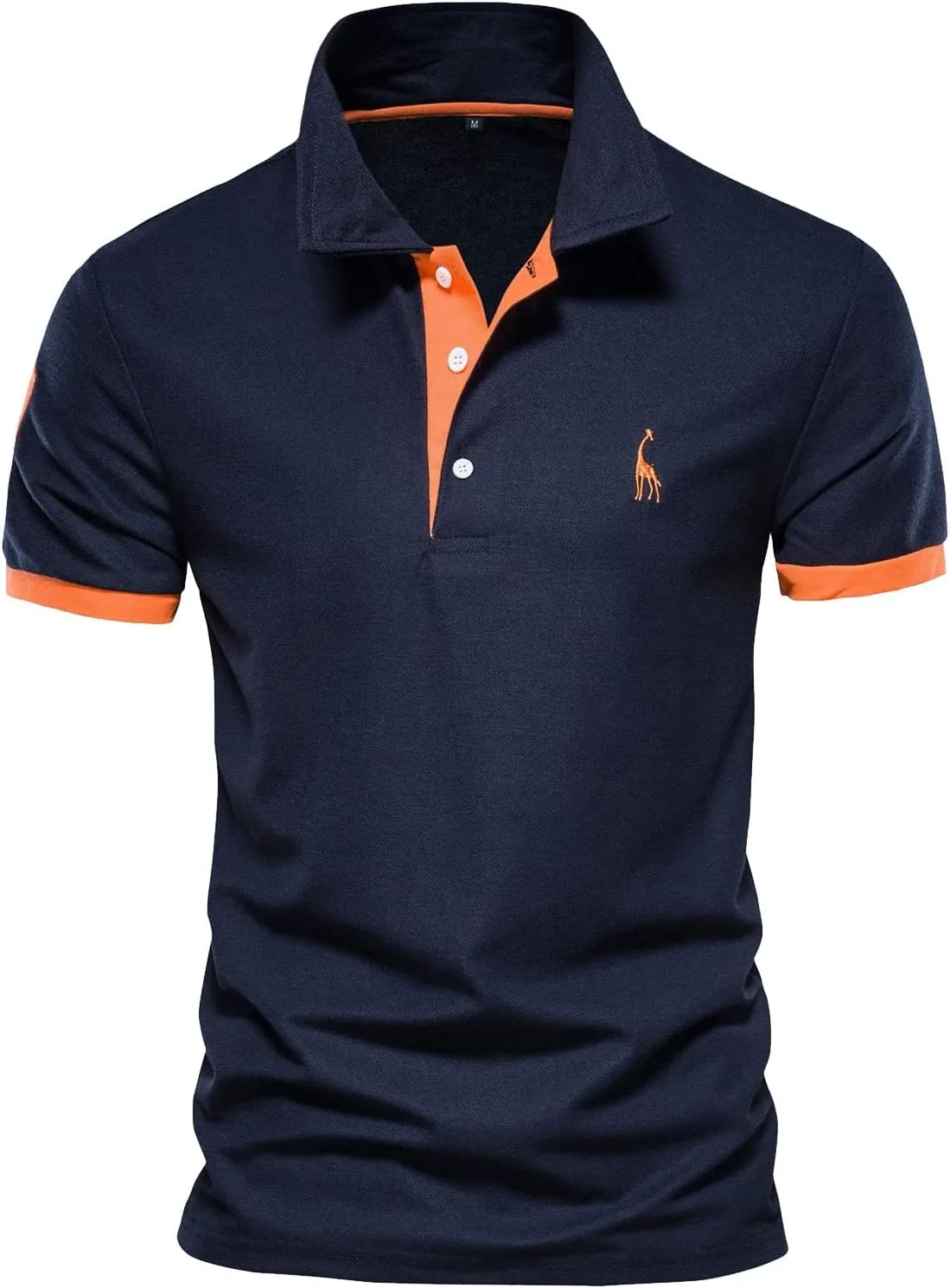 

Ymosrh мужская модная поло с коротким рукавом, Slim Fit, размеры L-2XL