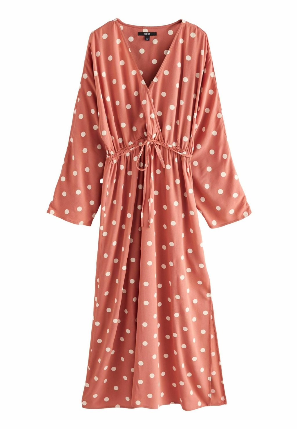 

Платье макси KIMONO SLEEVE TIE WAIST Next, красный