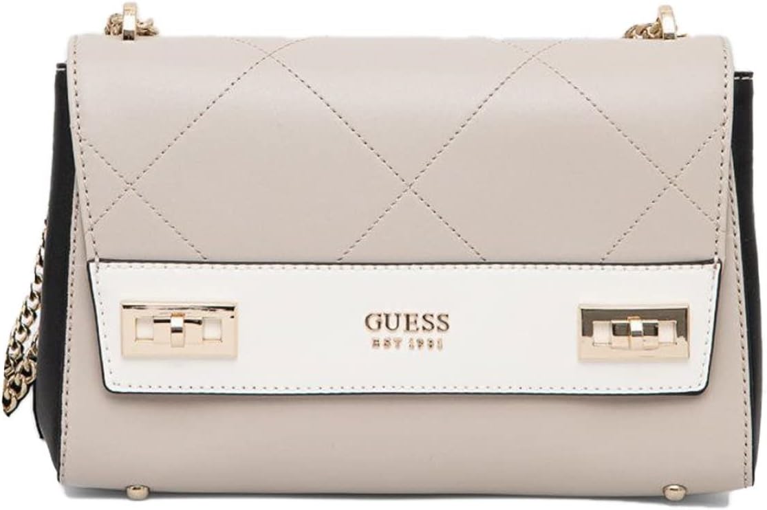 

Женская сумка-мессенджер Katey через плечо GUESS, бежевая, многоцветная, QG787019