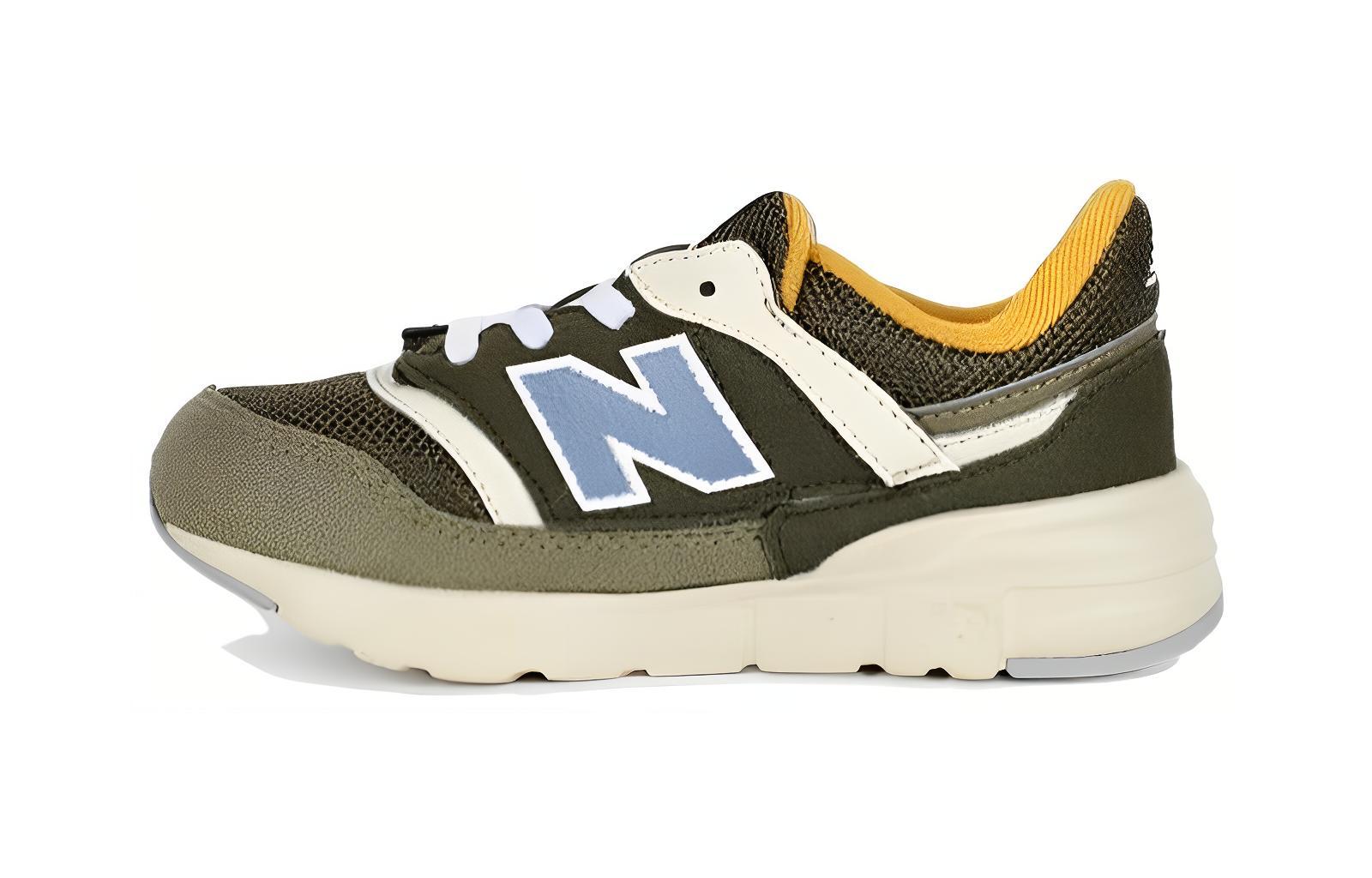 New Balance NB 997 Anti Kick Cushioning Low Top детские беговые кроссовки Green для детей 3-7 лет — фото 3