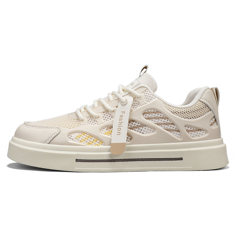 

Низкие повседневные кроссовки для мужчин EGCHI, бежевый