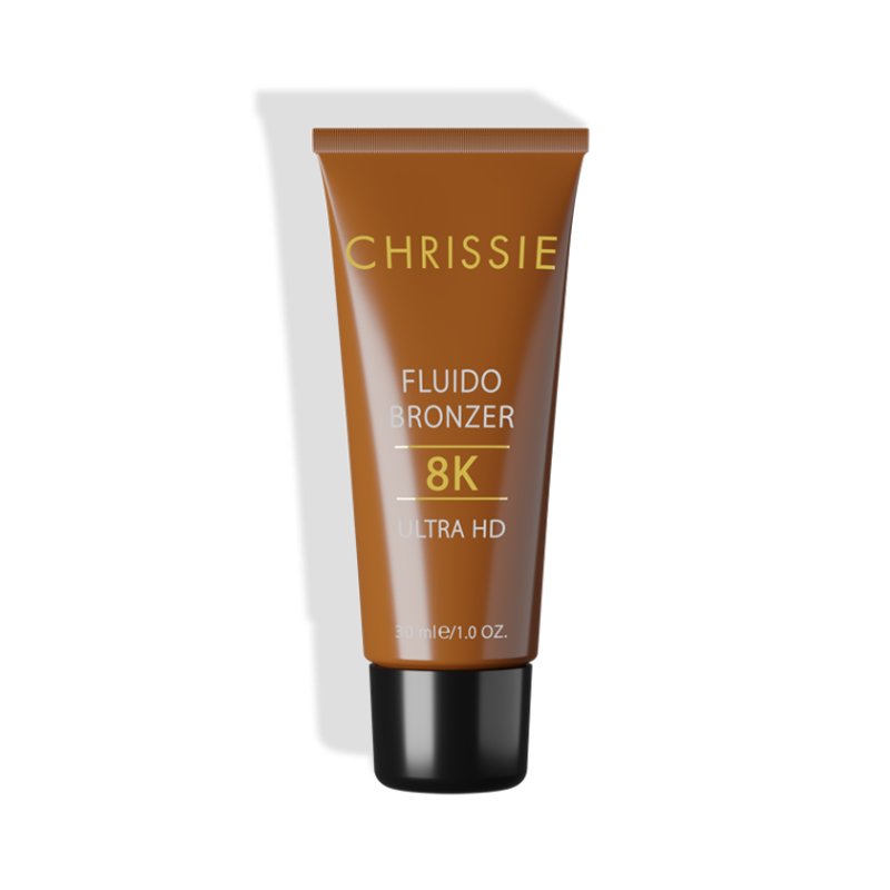 

Chrissie Fluid Bronzer 8K Ultra HD – Легкий бронзирующий флюид