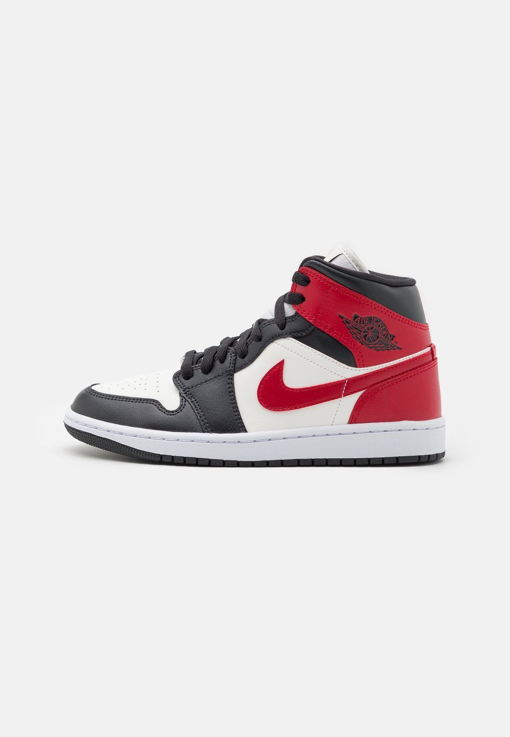 

Кроссовки высокие AIR JORDAN 1 MID, цвет sail/gym red/off noir/white