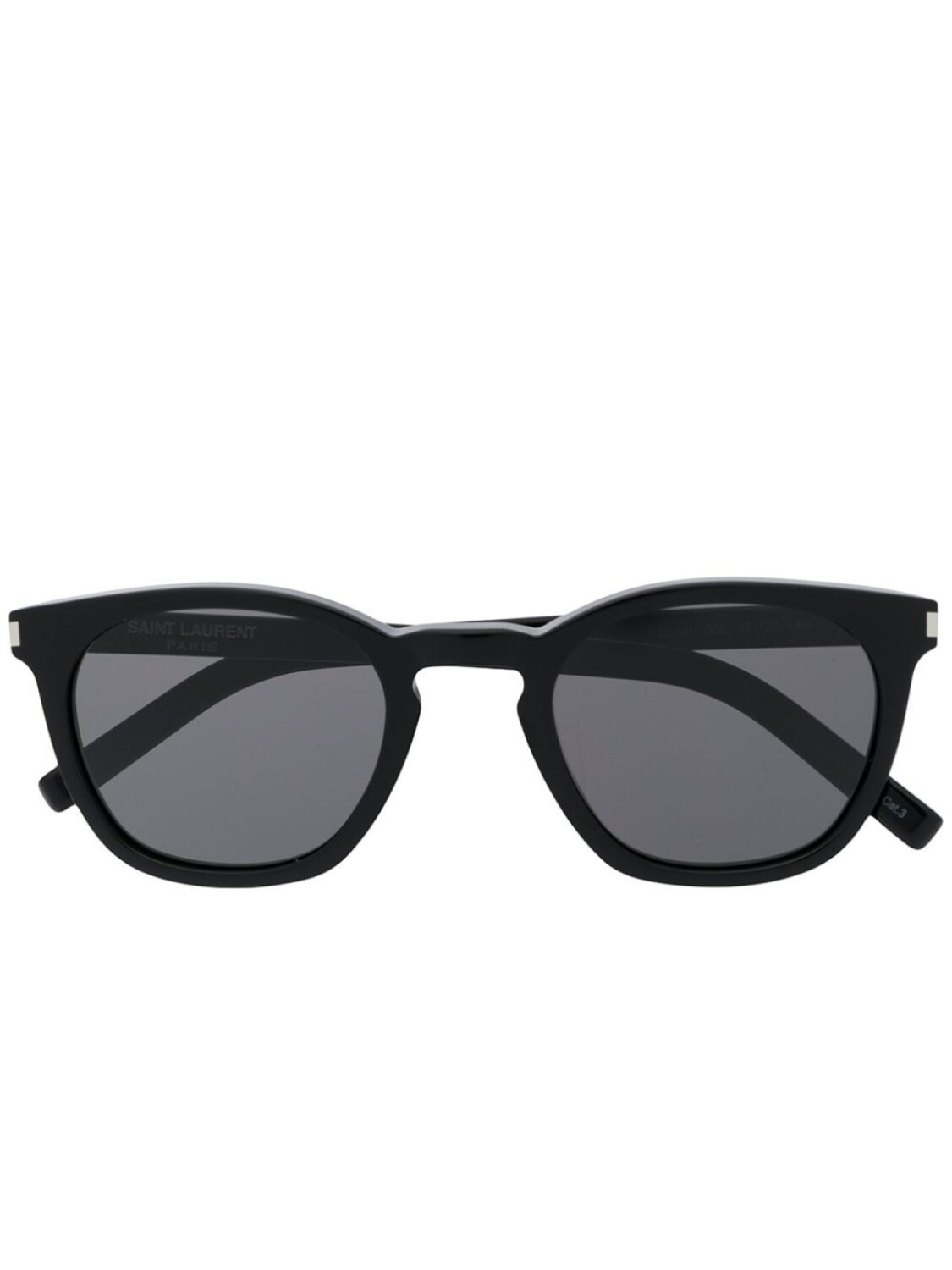 

Saint Laurent Eyewear солнцезащитные очки в круглой оправе, черный