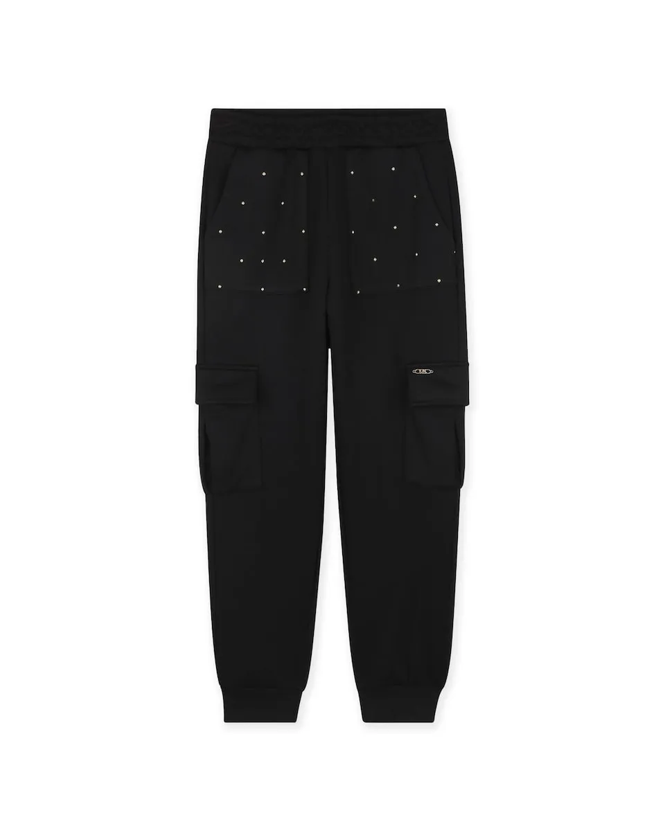 

Детские спортивные брюки для девочки, однотонные Michael Kors, черный