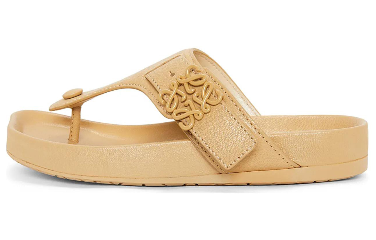 Сандалии Ease Toe Post Sandals Concealer из козьей кожи для женщин LOEWE, original shoe box included