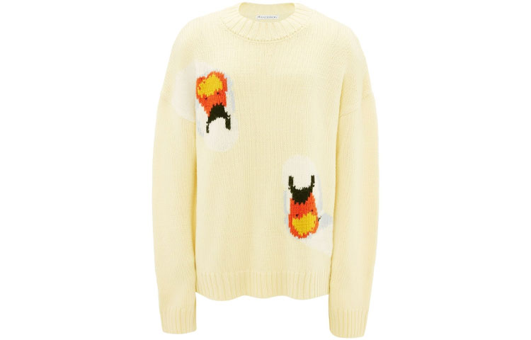 

Джемпер с лебедями JW Anderson, желтый