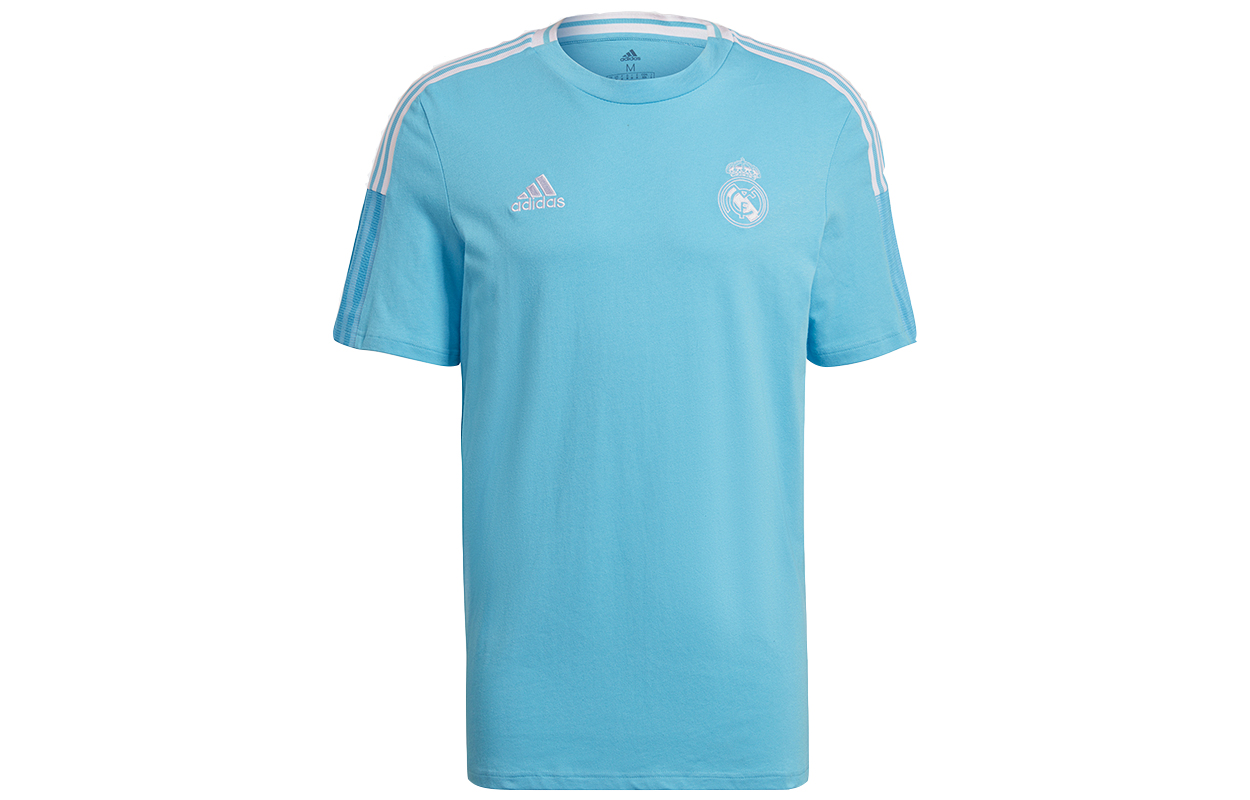Футболка мужская Adidas светло-аквамариновая — фото 2