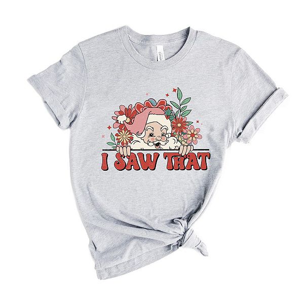 

Футболка с принтом Санта-Клауса Simply Sage Market, Heather Grey, Серый, Футболка с принтом Санта-Клауса Simply Sage Market, Heather Grey