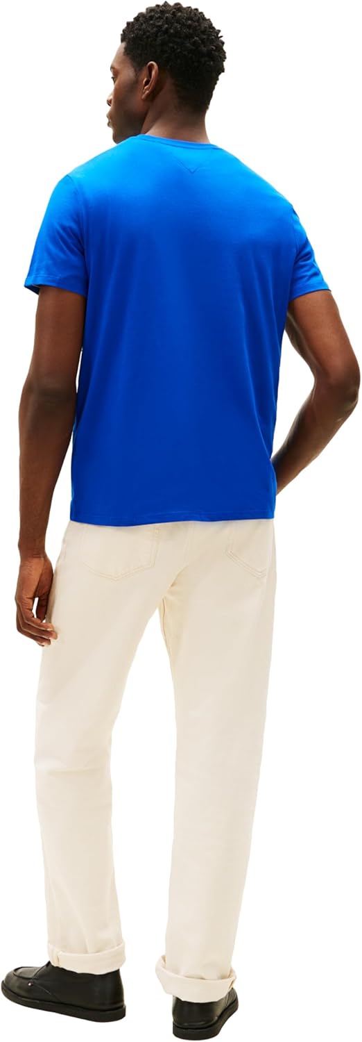 Мужская футболка с коротким рукавом Tommy Hilfiger Big and Tall, Cobalt — фото 4