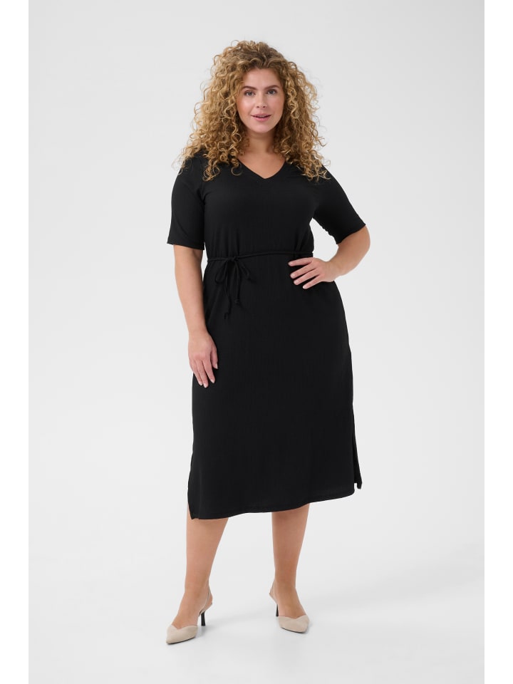 

Платье до колена KAFFE curve, глубокий черный
