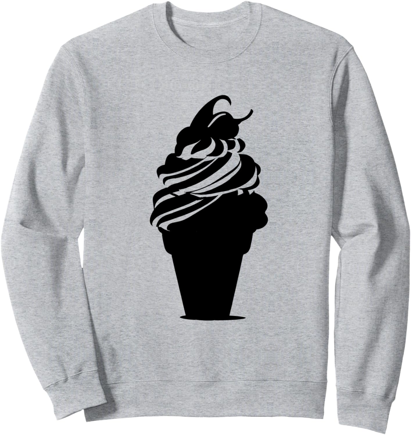 

Толстовка в виде рожка мороженого Funny Ice Cream Guy Shirts And Giveaways, серый
