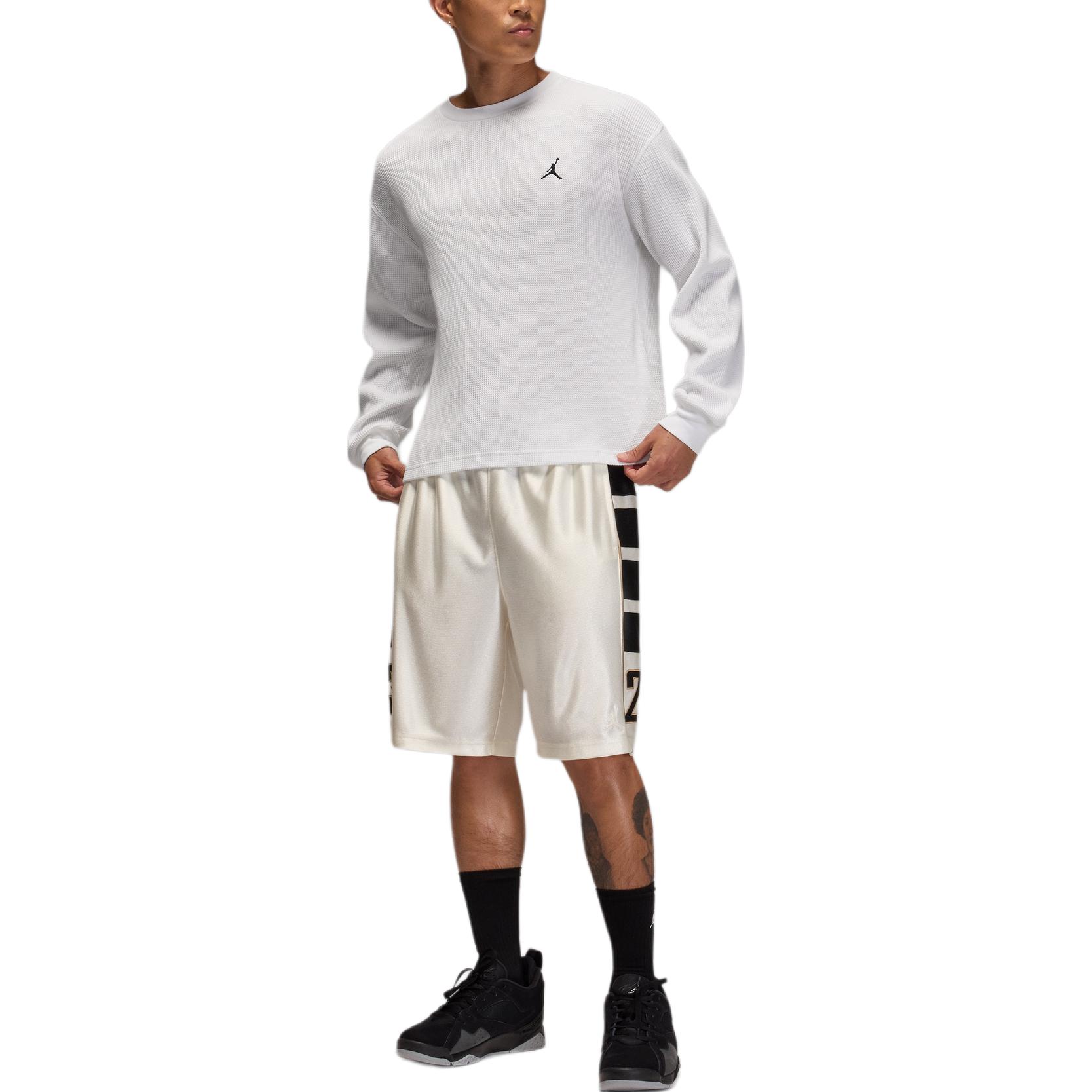 Jordan Футболка Flight мужская 100 White/Black — фото 4