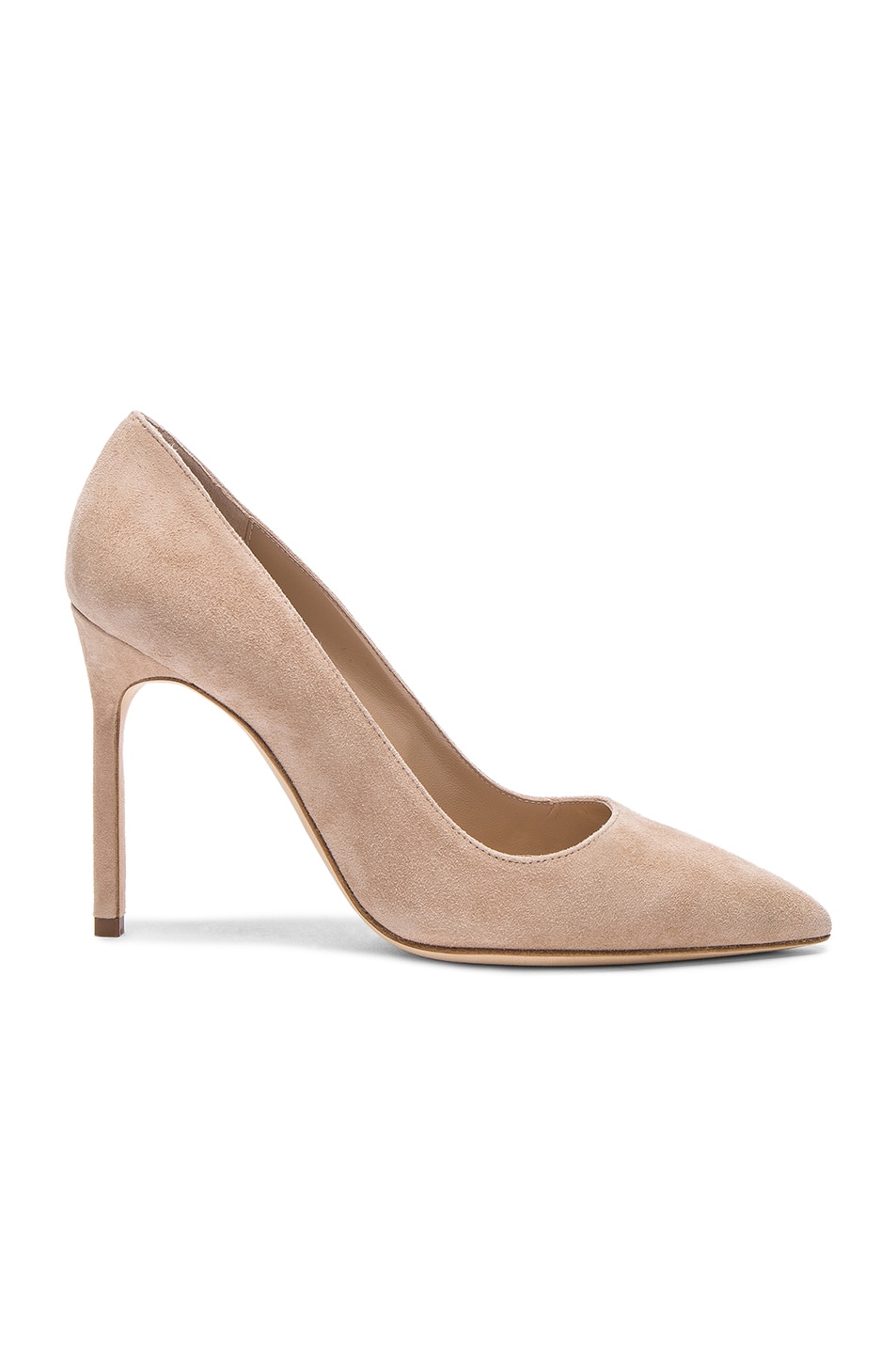 

Замшевые туфли BB 105 Manolo Blahnik, цвет Nude Suede