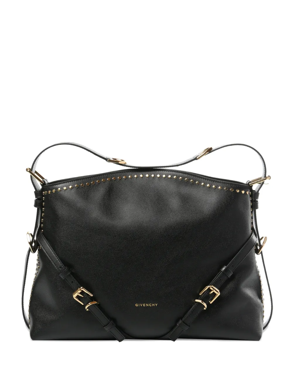 

Сумка на плечо Medium Voyou с заклепками и пряжкой Givenchy, черный