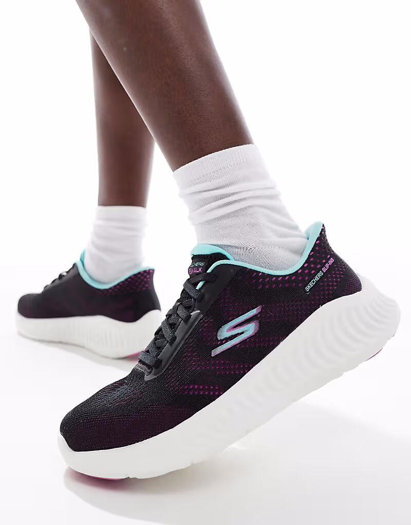 Кроссовки Skechers Go walk now khloe черного цвета — фото 4