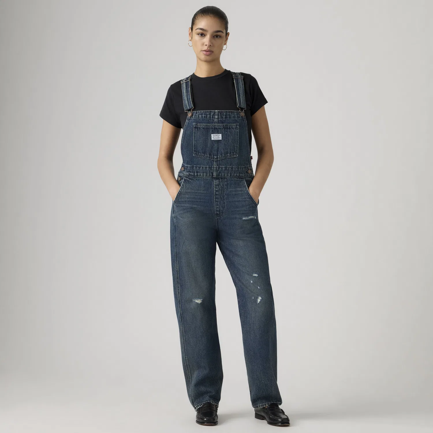Винтажный джинсовый комбинезон Levi's, Dark Wash