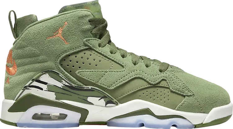 

Кроссовки Jordan MVP GS 'Sky J Light Olive', зеленый