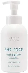 Маска для лица — Очищающая пенка DIEUFRA Phytoforce AHA Foam, 500 мл
