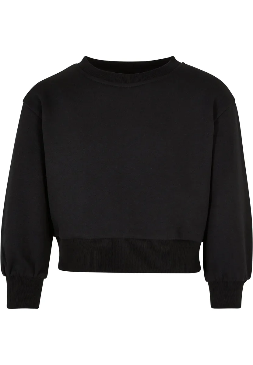 

Свитер с круглым вырезом URBAN CLASSICS "URBAN Classics Women Girls Oversized Crewneck", черный