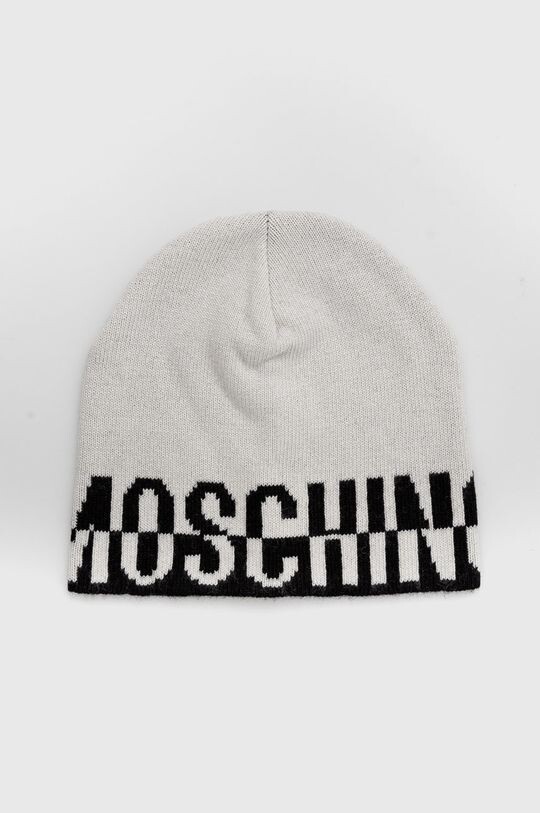 

Шапка из смесовой шерсти Moschino, белый