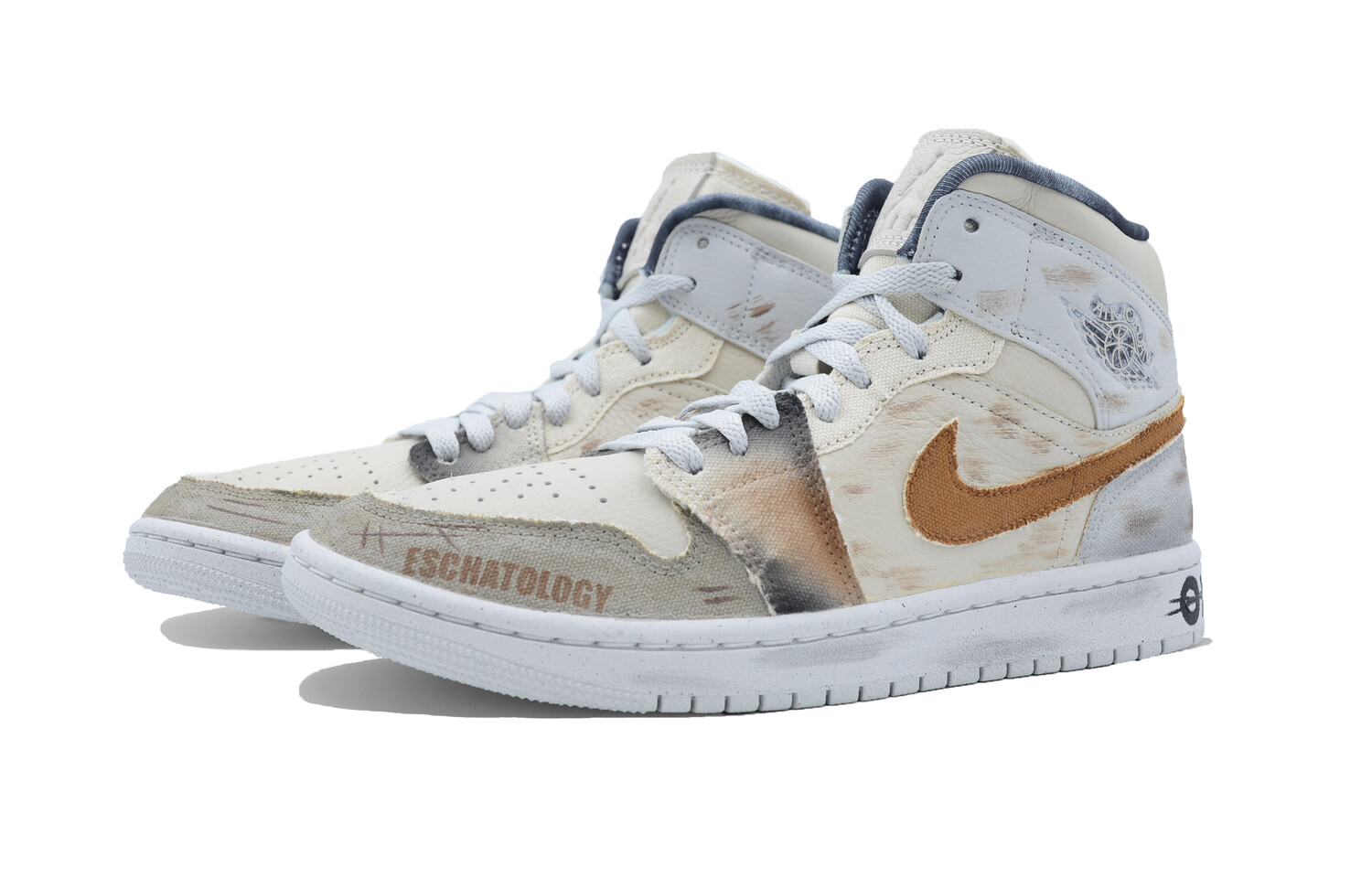 

Кроссовки Air Jordan 1 Vintage Basketball Shoes Women's High-Top White