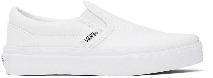 

Детские белые классические слипоны для маленьких детей Vans