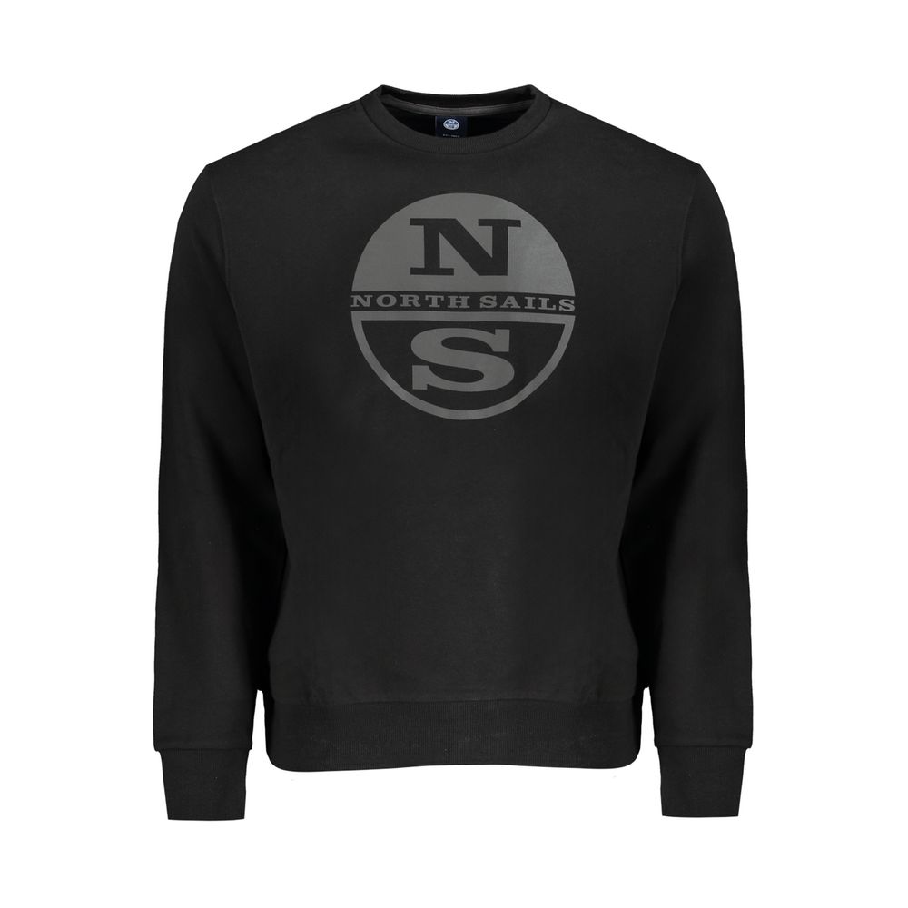 

Черный хлопковый свитер North Sails