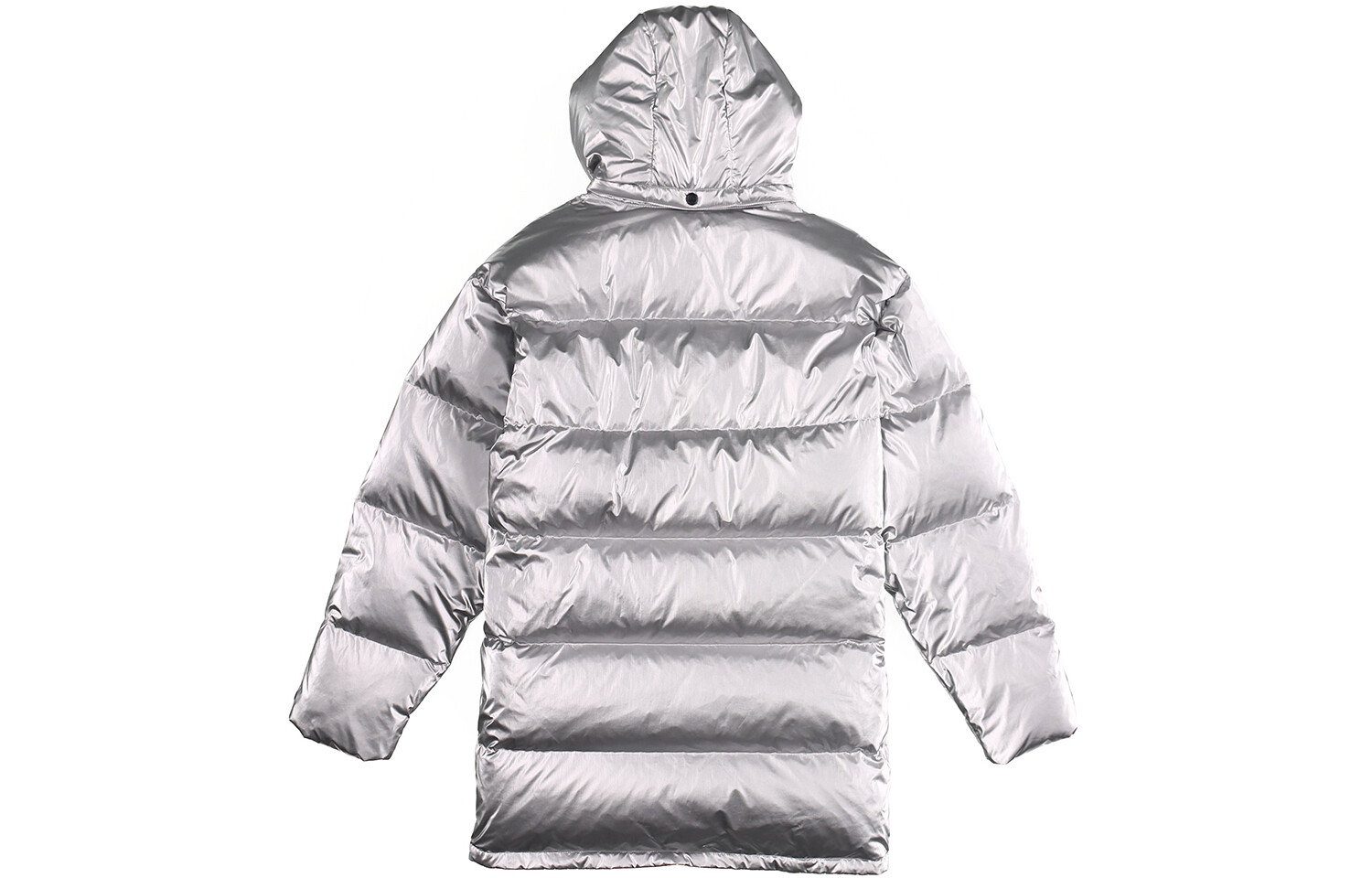 Пуховик мужской серебристый Adidas Originals, цвет Silver — фото 2