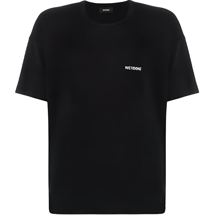 

WE11DONE Футболка унисекс черная, Черный, WE11DONE Футболка унисекс черная