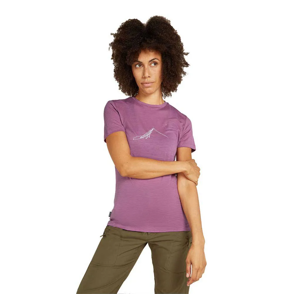 

Футболка Icebreaker Merino 150 Tech Lite South Constellation, фиолетовый