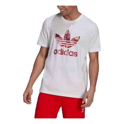 

Футболка originals athleisure casual sports breathable short sleeve white Adidas, белый