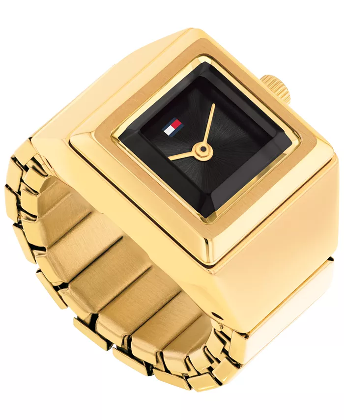

Женские часы-кольцо Quartz Gold Tone из нержавеющей стали, 15 мм Tommy Hilfiger