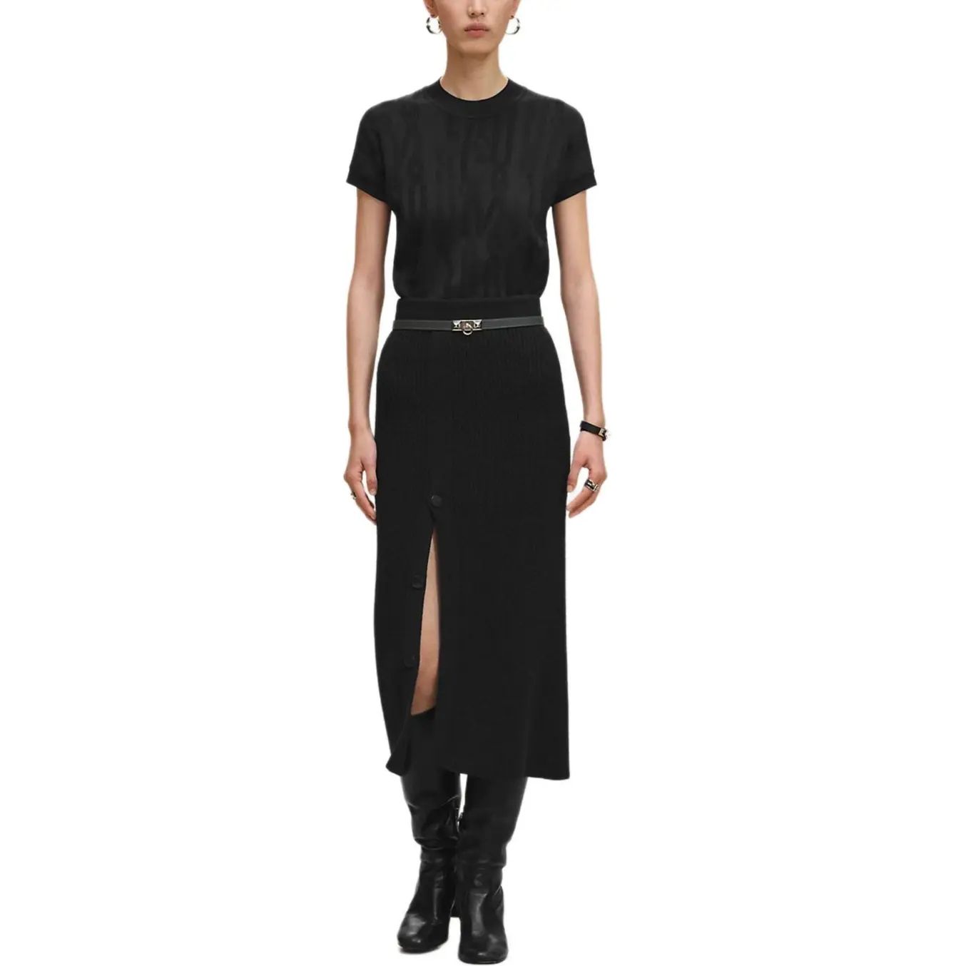 

Трикотаж женский HERMES, черный