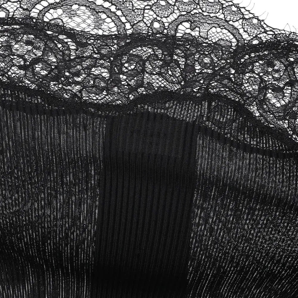 Майка SAINT LAURENT женский черный — фото 4