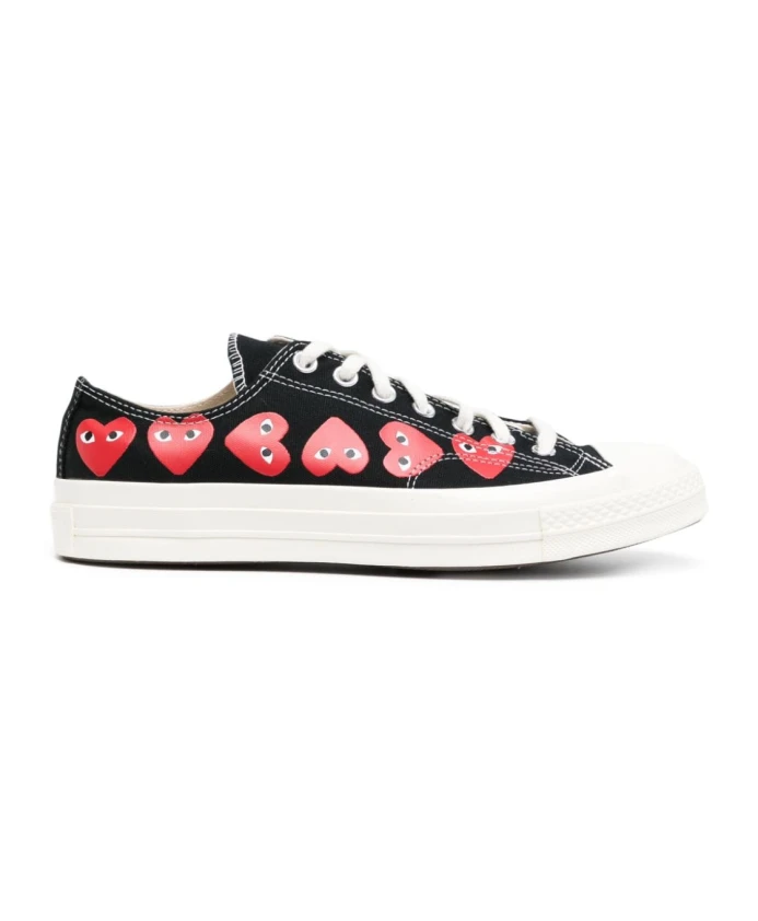 

Кроссовки Converse с принтом в виде сердца Comme Des Garçons Play, черный