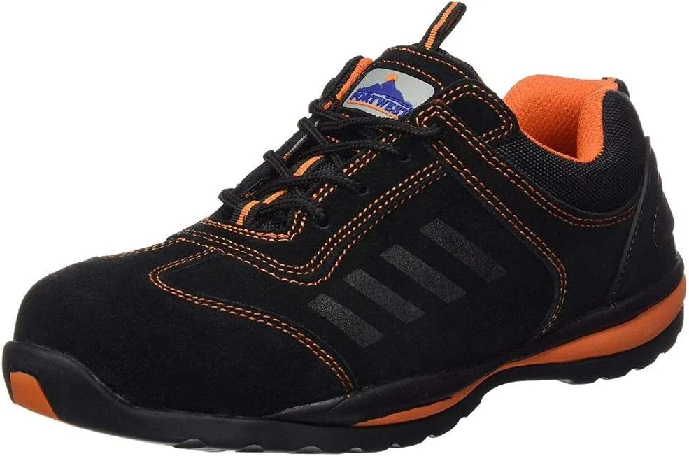Высокие кроссовки Portwest FW34ORR37 Steelite Lusum Safety Trainer, S1P HRO, стандартный размер: 37, черно-оранжевые — фото 2