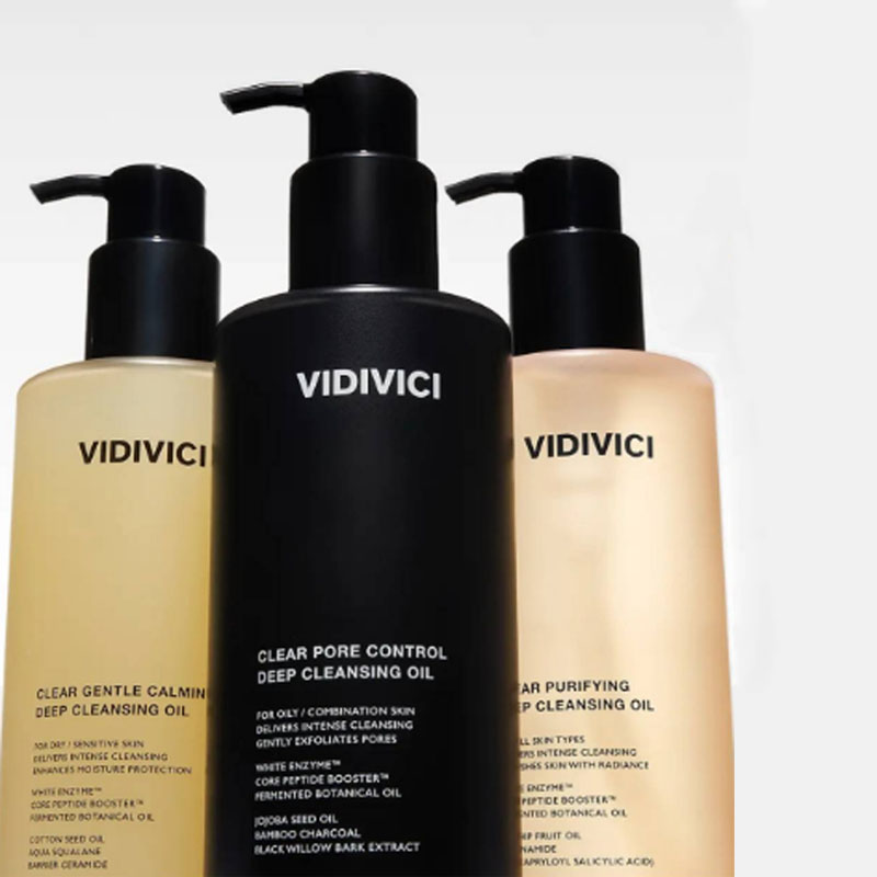 Средство для снятия макияжа Vidivici — Масло для очищения кожи Clear And Purify увлажняющее, 300 мл — фото 3