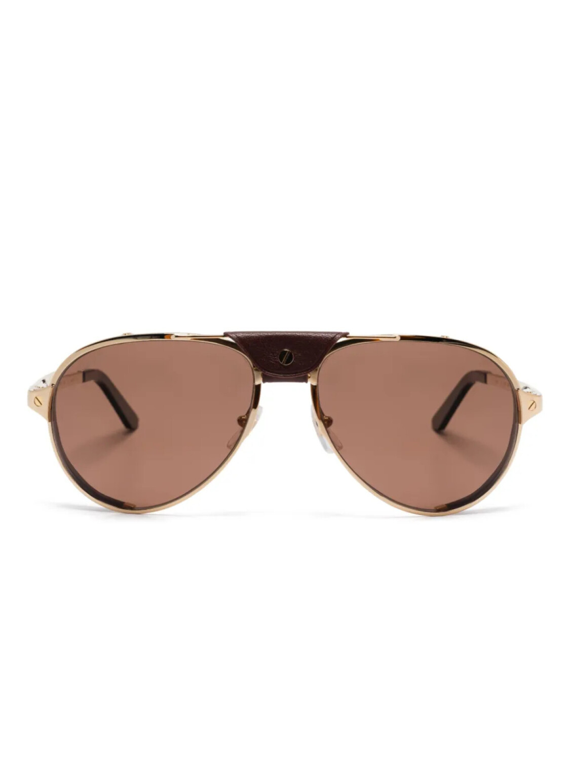 

Солнцезащитные очки Cartier Eyewear в оправе «пилот», золотой